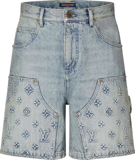 louis vuitton short set|Louis Vuitton jean shorts men.